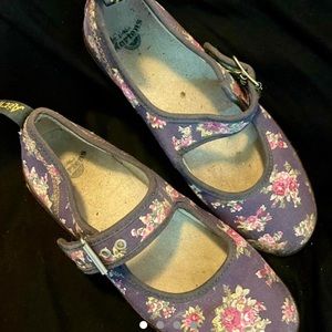 Rare Floral Dr. Martens Mary Janes UK5 US7